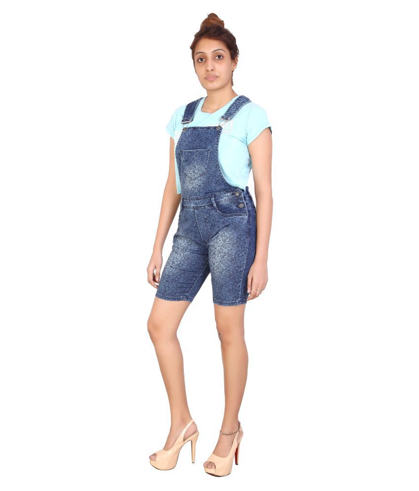 FCK3 Blue Denim Jumpsuit  Buy FCK3 Blue Denim Jumpsuit Online at Best  Prices in India on Snapdeal