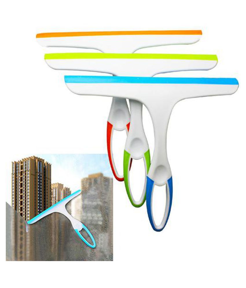 Glass Window Wiper Soap Cleaner Squeegee Shower Bathroom ...