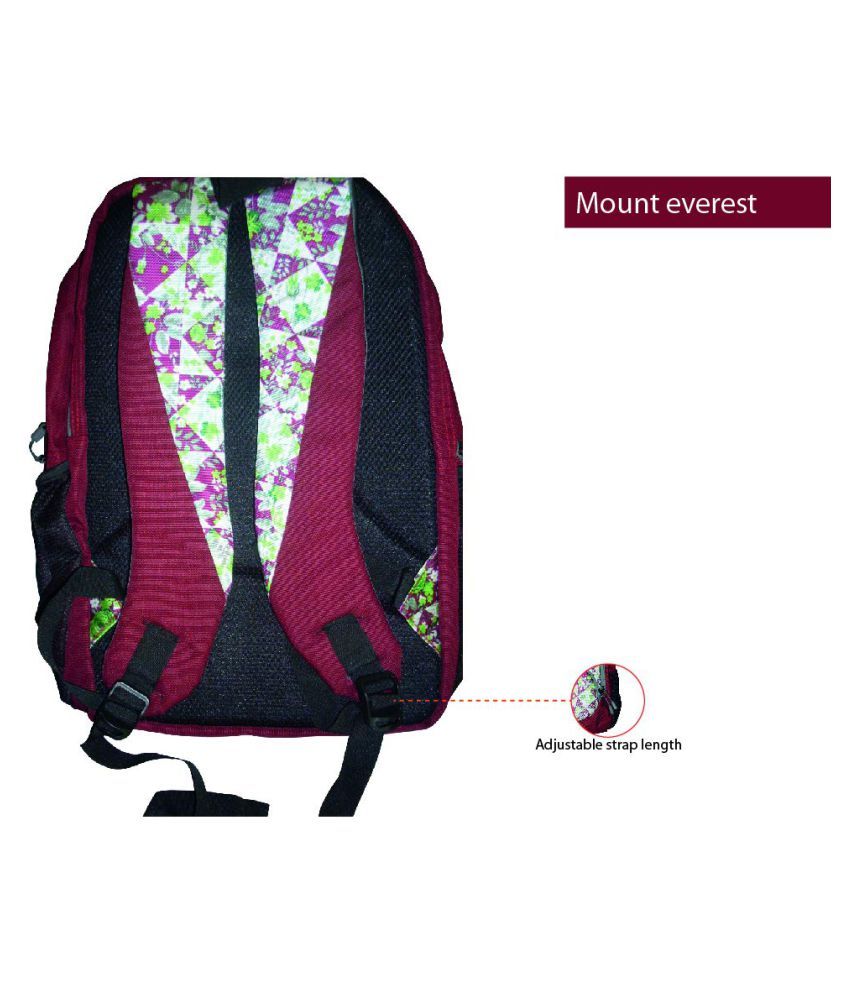 Mount Everest Red Backpack Buy Mount Everest Red Backpack Online at