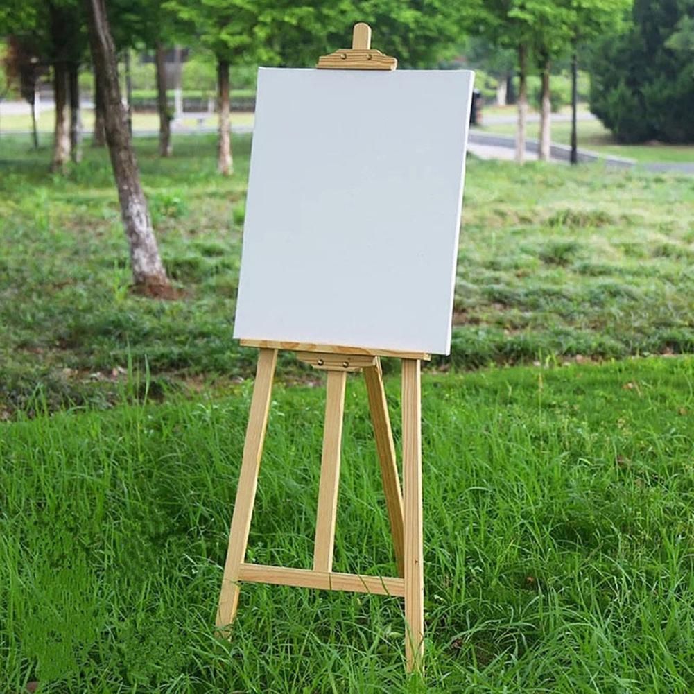 White Blank Rectangle Canvas Board Wooden Frame Art Artist Oil Acrylic