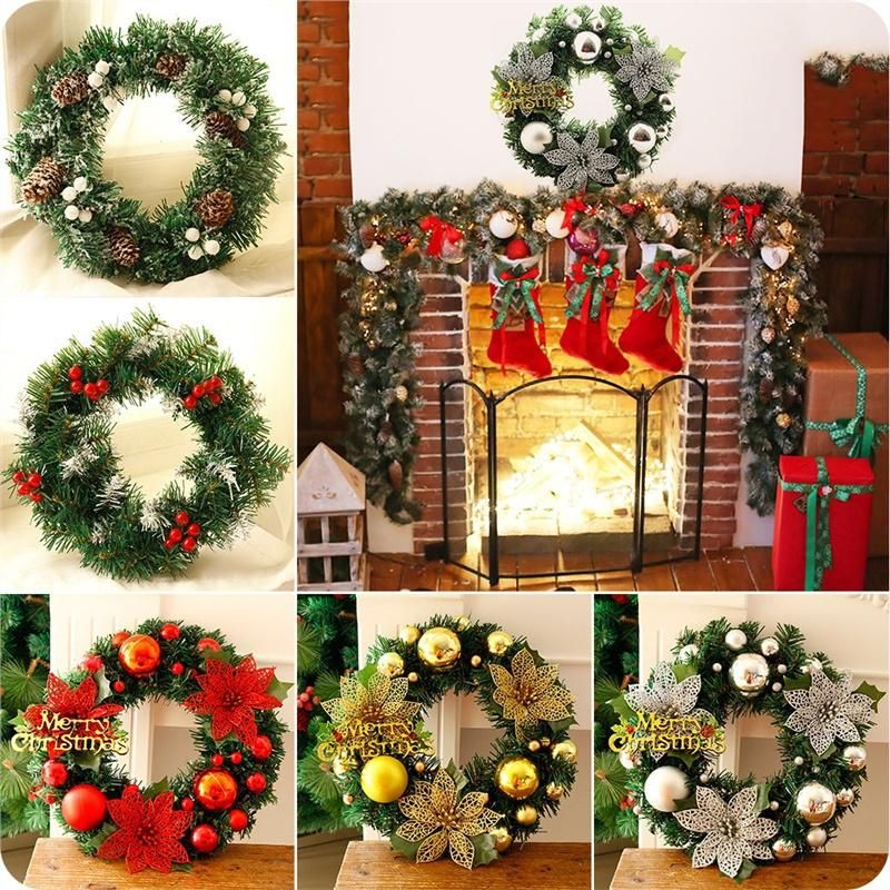 Pine Needles Band Christmas Decoration Garland Xmas Door