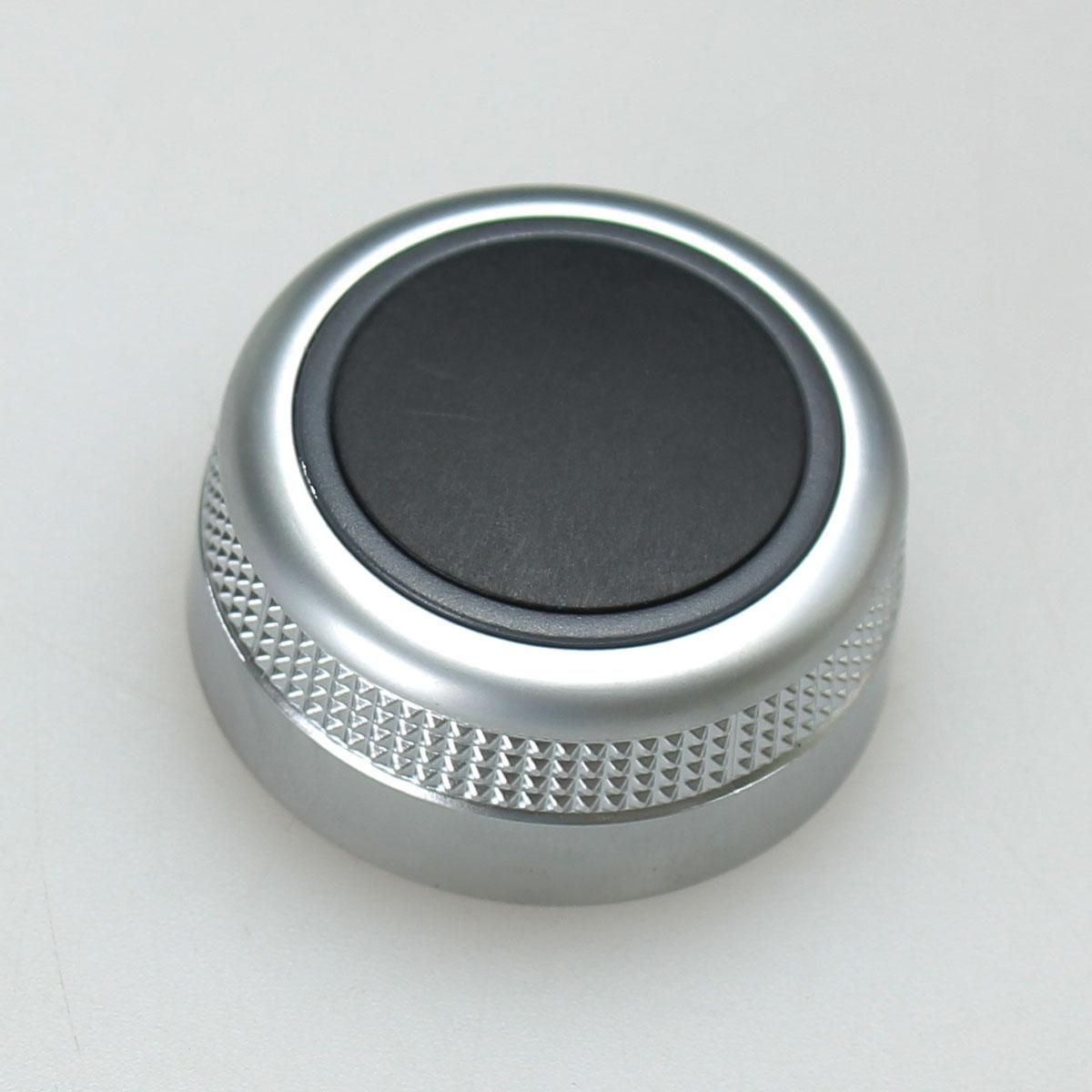 Silver Main Menu Multimedia Rotary Control Switch Knob Cap Cover For Audi A6 A8 Q7 S6 4F0919069