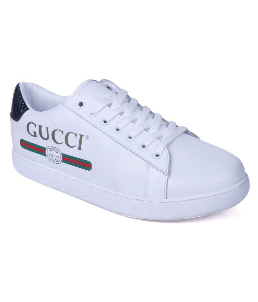 Gucci White Casual Shoes Price in India Buy Gucci White