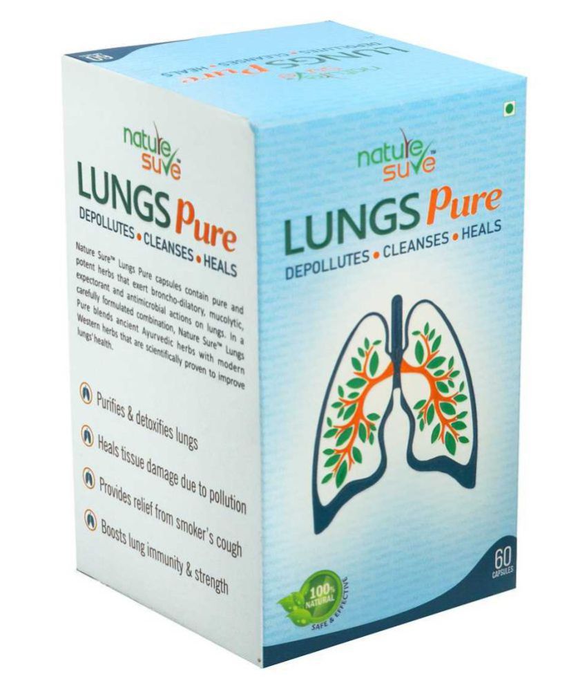Nature Sure Lungs Pure – 1 Pack Capsule 60 no.s