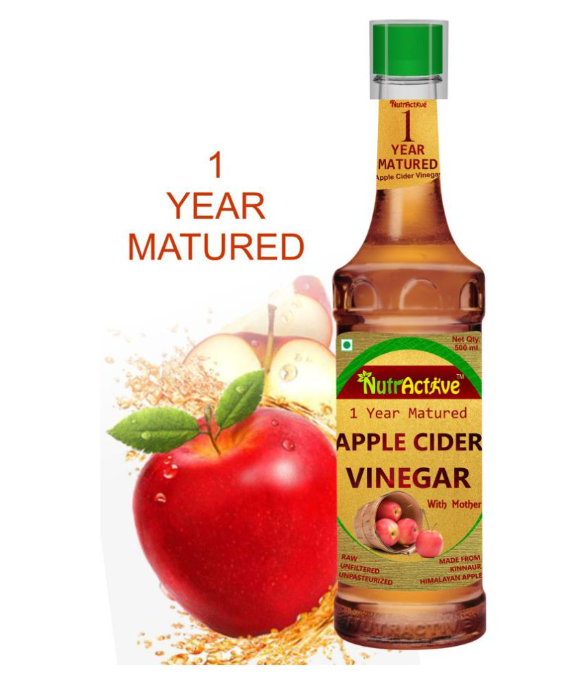     			NutrActive Natural Apple Cider Vinegar for Heart Health, 500 ml Fruit Single Pack