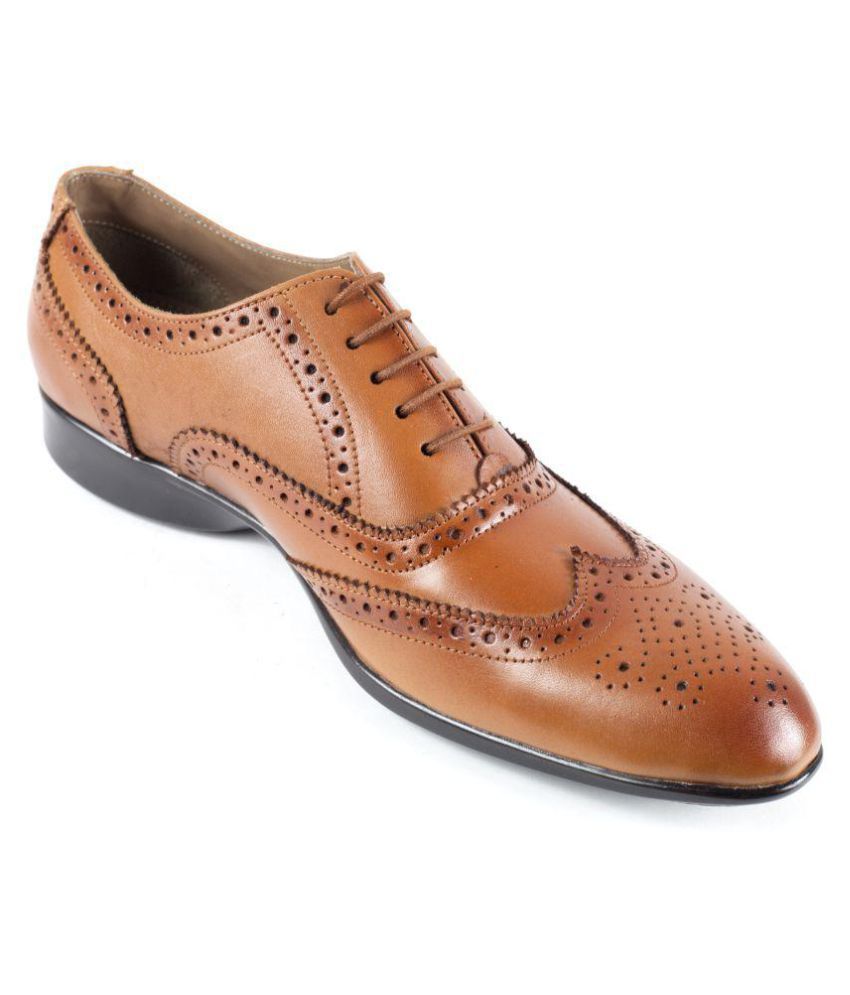 Cobblestone Brogue Genuine Leather Multi Color Formal Shoes Price in ...