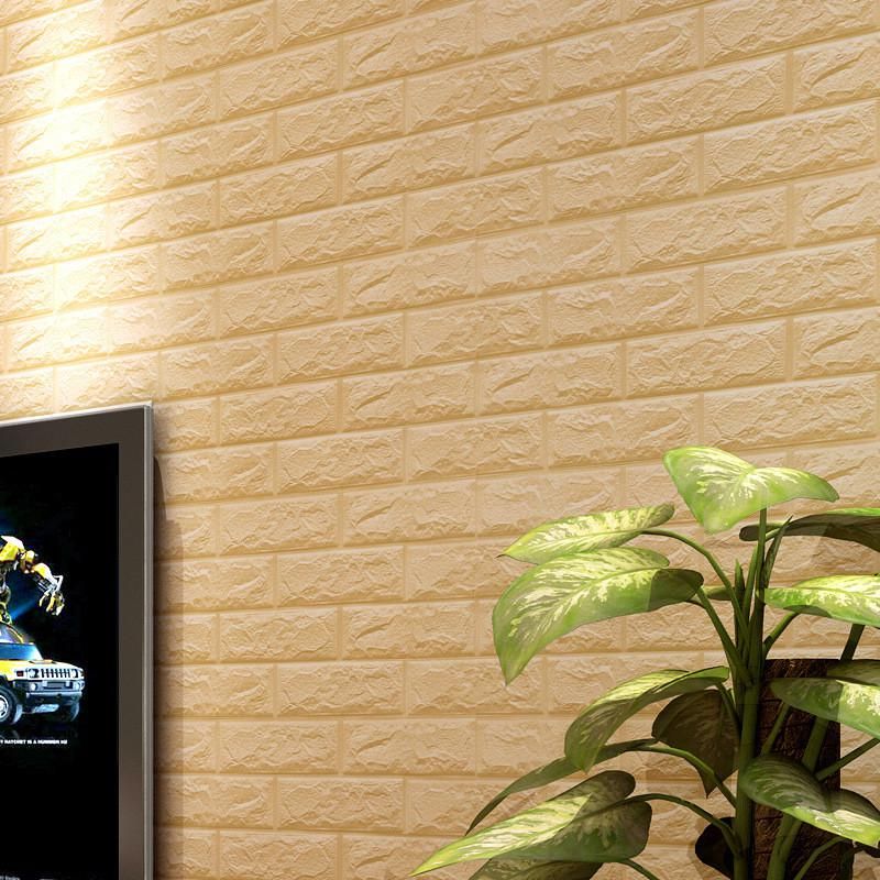 3D Brick Pattern Wallpaper Wall Background TV Wallpaper (Size:60*30cm ...