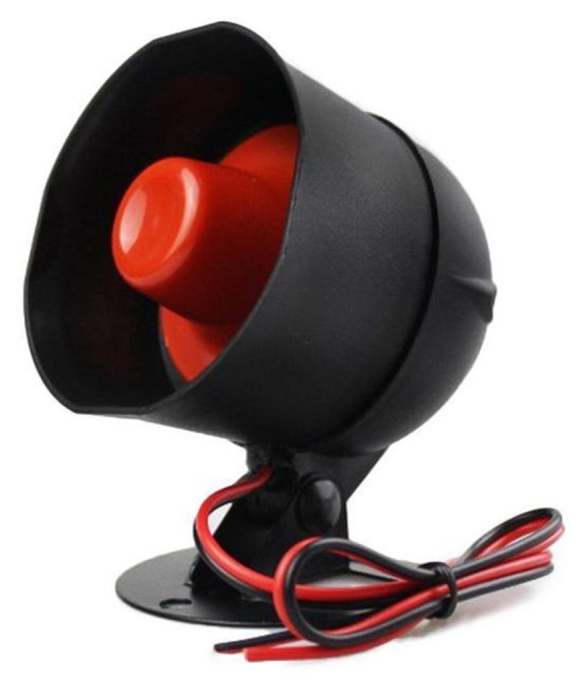 Single Tone Electronic Car Warning Horn Alarm Device for Car Security