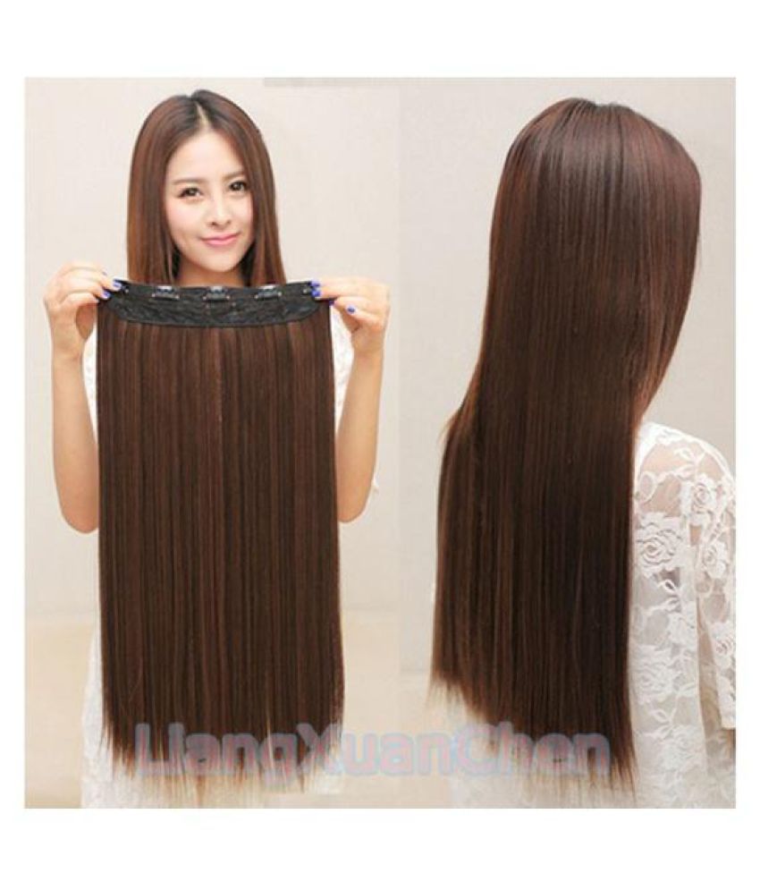 Clip in hair extensions Hair Extensions straight hair extensions women Girl  - Buy Clip in hair extensions Hair Extensions straight hair extensions  women Girl Online at Low Price in India - Snapdeal
