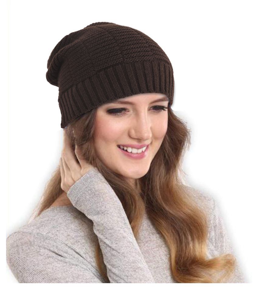 ladies designer bobble hat