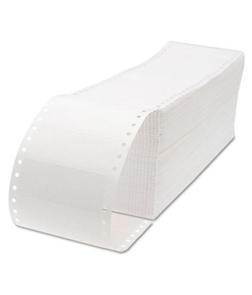 Dot Matrix Printer Paper 6x12x1 4 Inch Cut 70GSM Without Carbon Buy Dot Matrix Printer Paper 