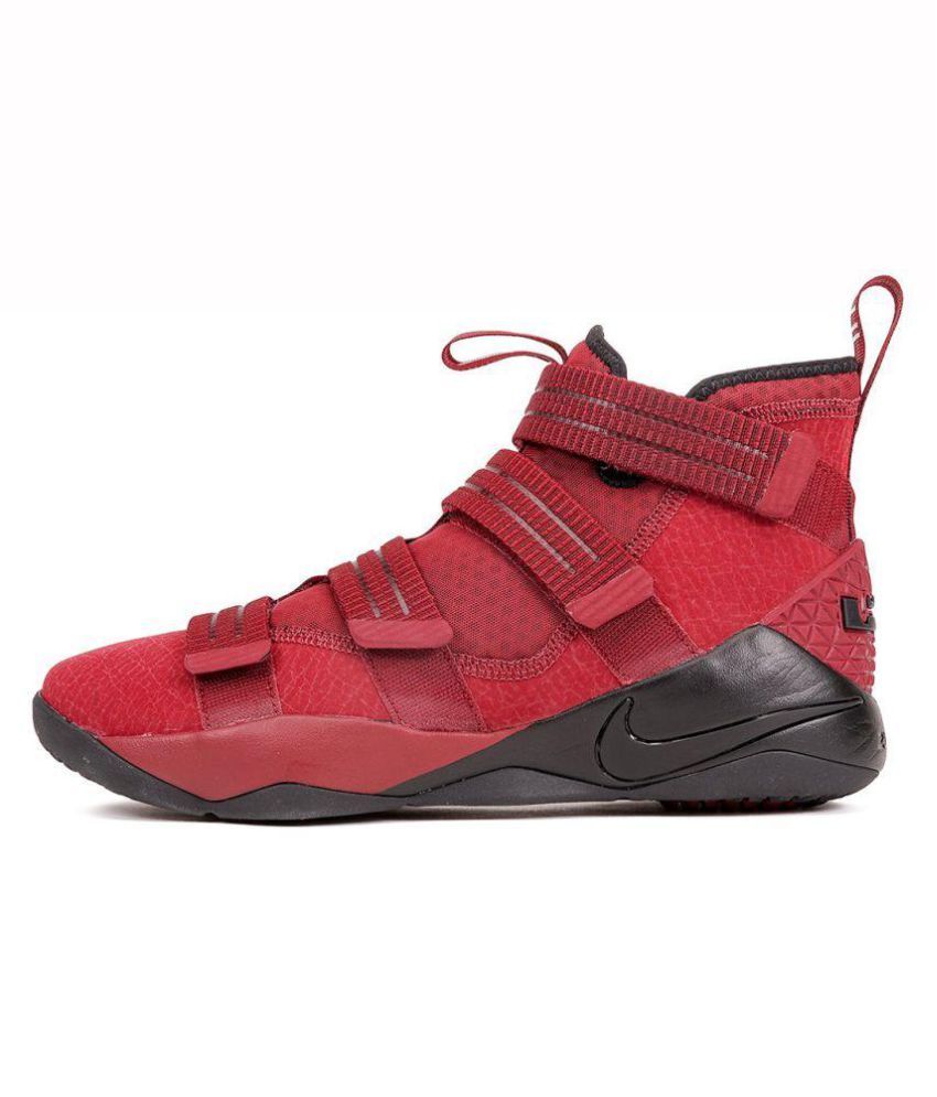 lebron soldier red and black