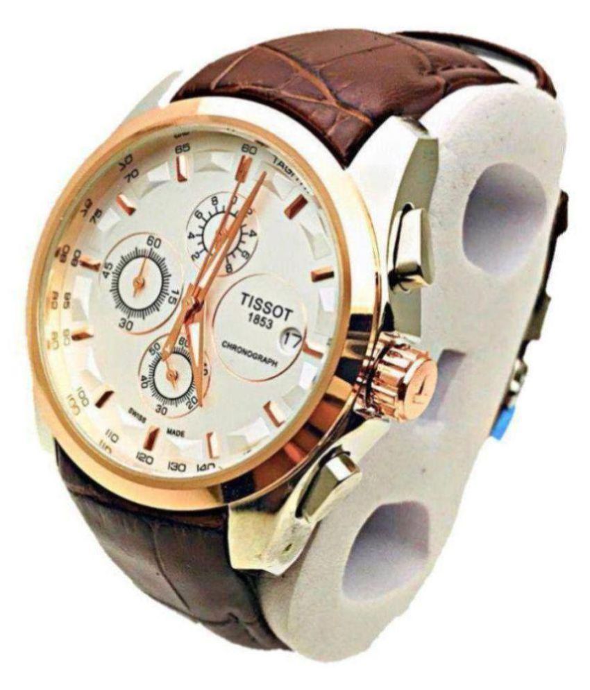 tissot watch leather