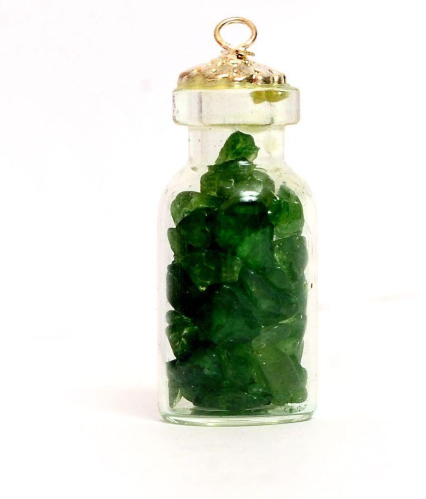 Rebuy Green Aventurine Crystals Bottle Pendant Reiki Energized Natural