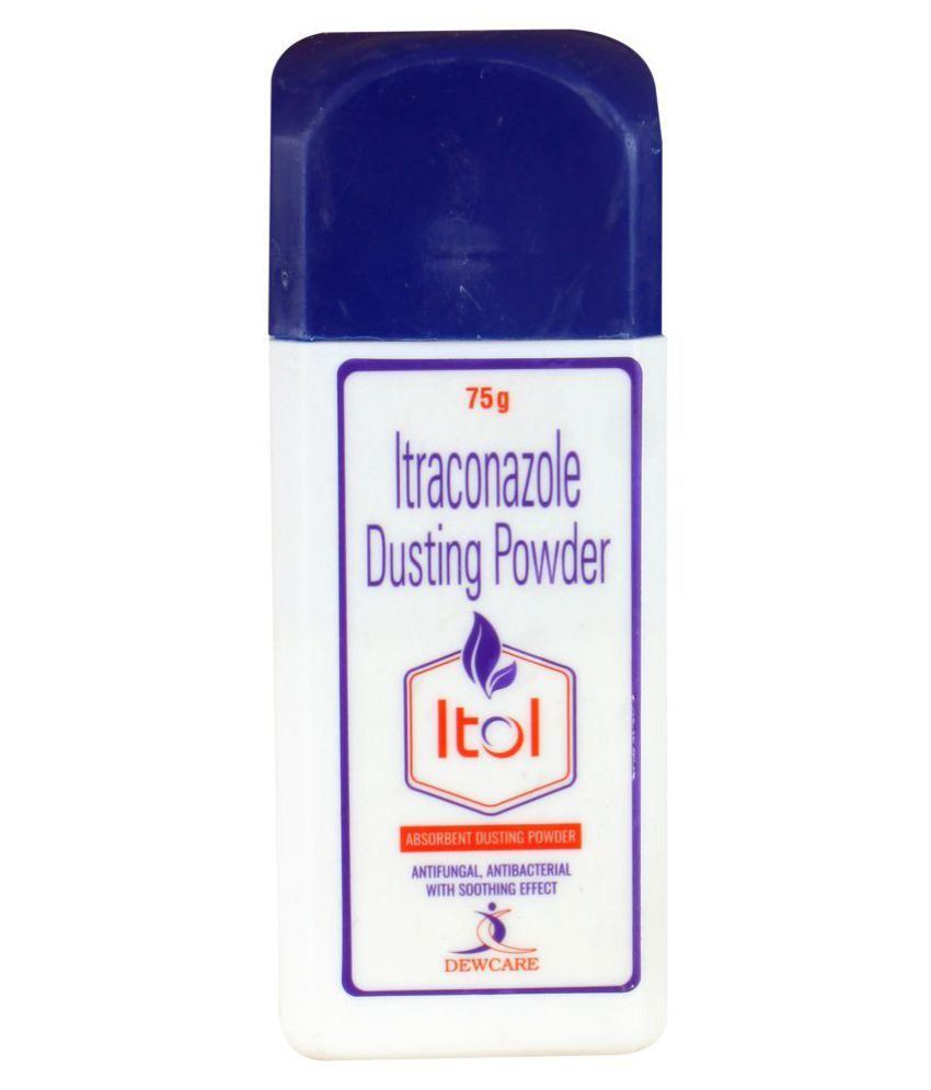 Itol Itraconazole Dusting Powder ( 3 x 75 gm) Talc 375 gm Pack of 3