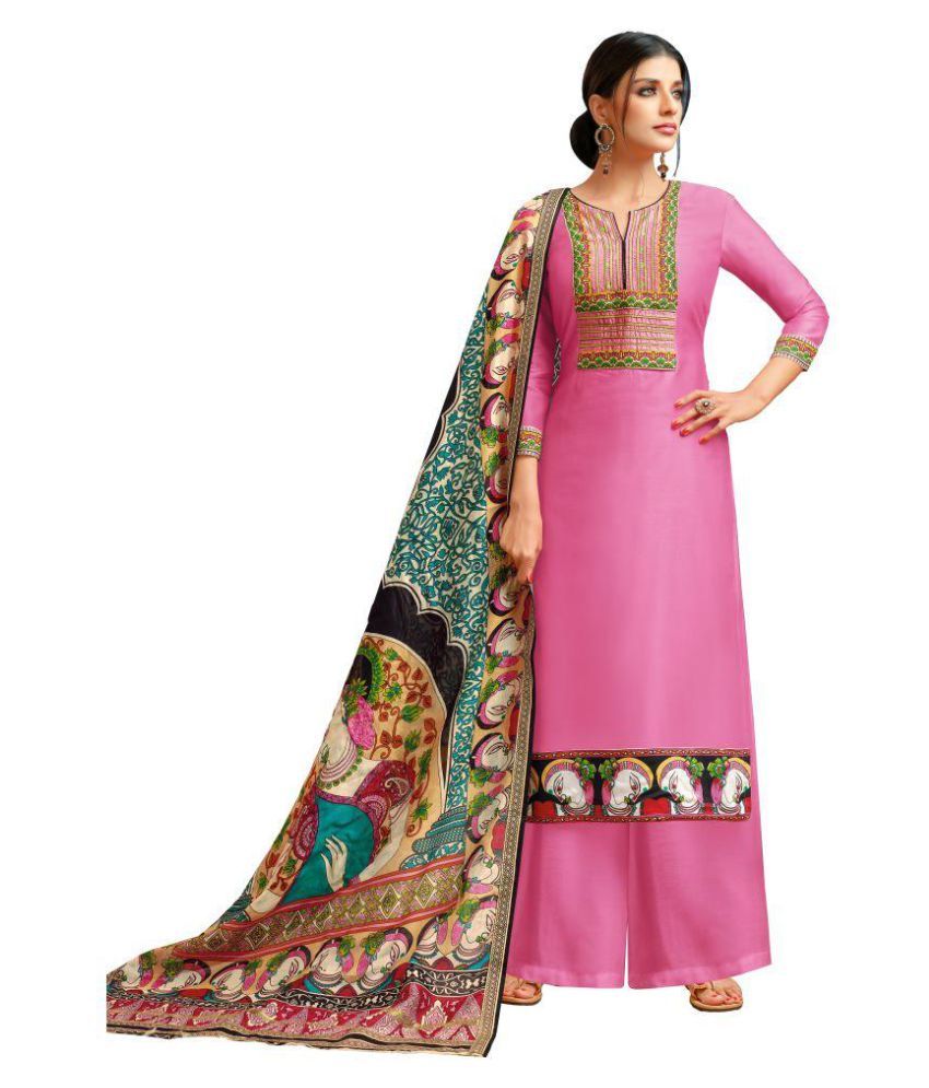 chanderi gown