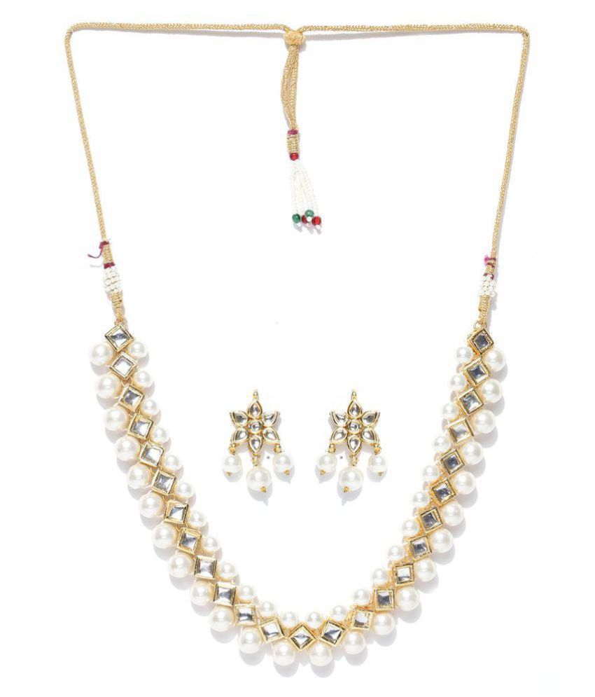 Ankur Imitation Jewellery Brass Golden Choker Contemporary/Fashion Gold ...