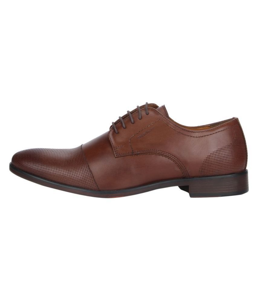 red tape genuine leather derby shoes