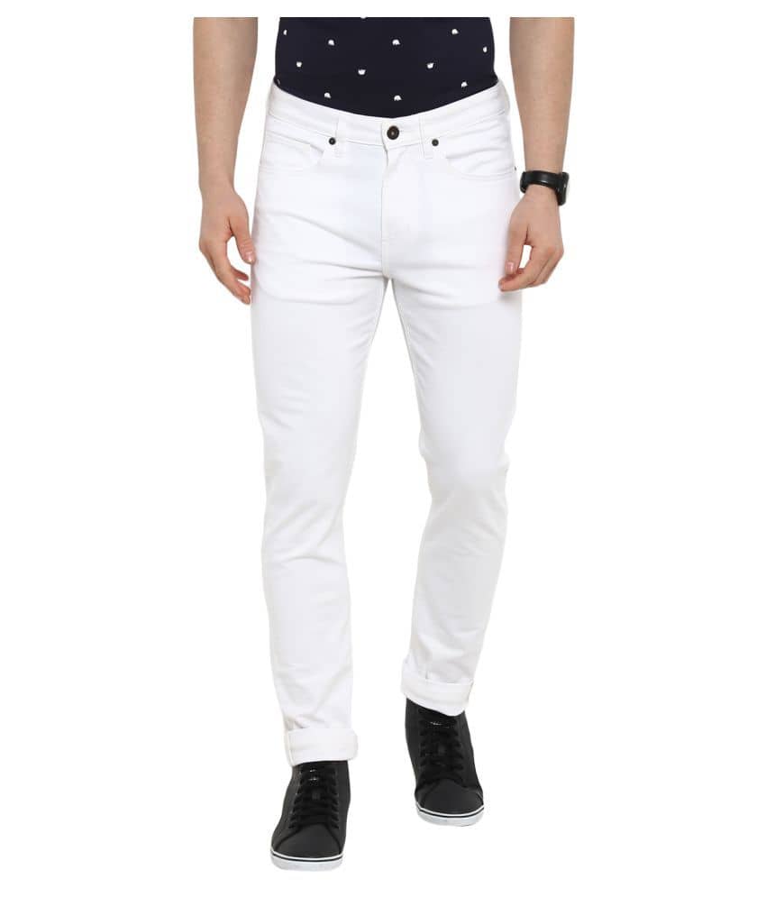 Red Tape White Skinny Jeans - Buy Red 