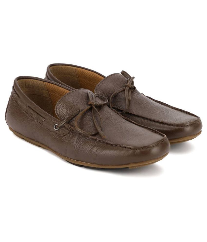 United Colors of Benetton Brown Loafers - Buy United Colors of Benetton ...
