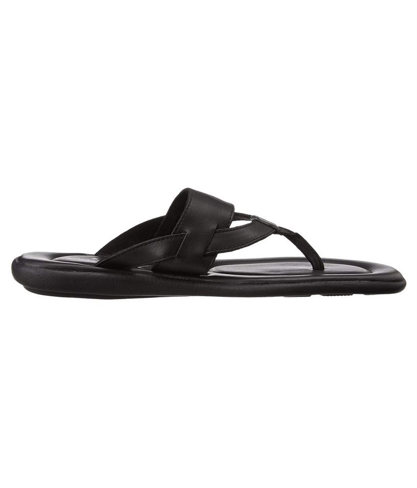 louis philippe men's leather sandals and floaters