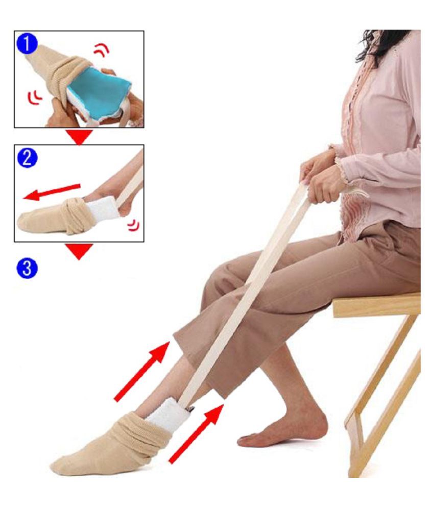 WowObjects 1Pc Flexible Sock And Stocking Aid Help Put Socks On