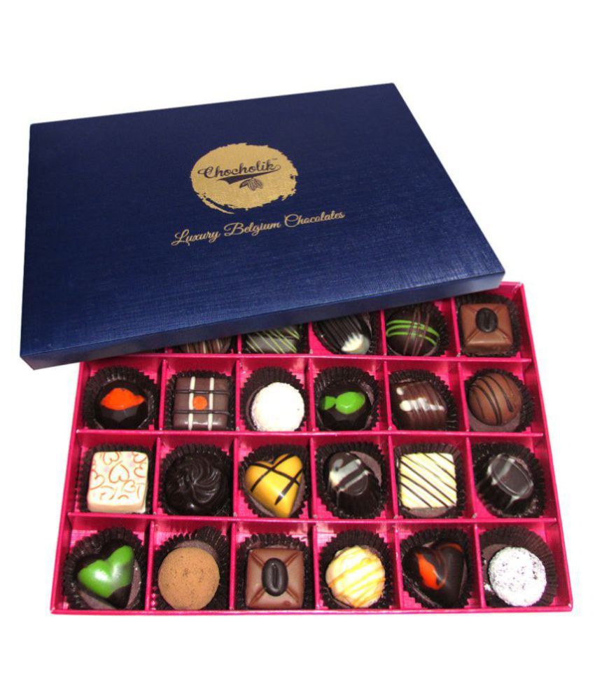 Chocholik Luxury Belgium Chocolate Gift box-24pc Assorted Chocolates ...