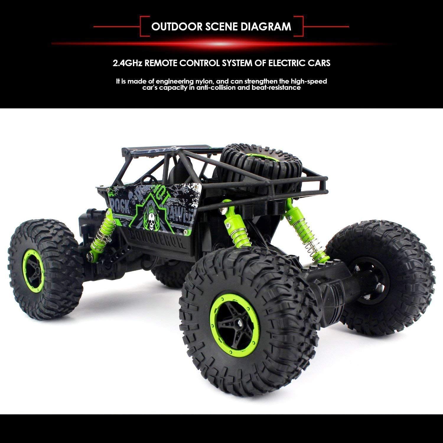 2.4Ghz 1/18 RC Rock Crawler Vehicle Buggy Car 4 WD Shaft Drive High