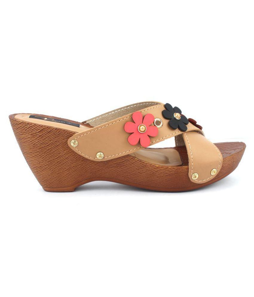 comfortable beige flats