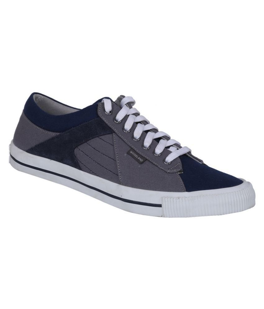 Woodland Sneakers Navy Casual Shoes 