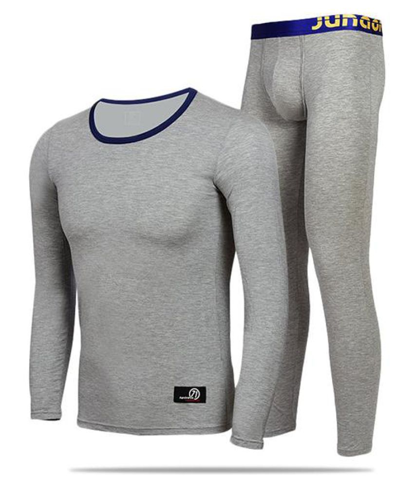 Casual O Neck Slim Modal Keep Warm in Winter Outdoor Thermal Underwear