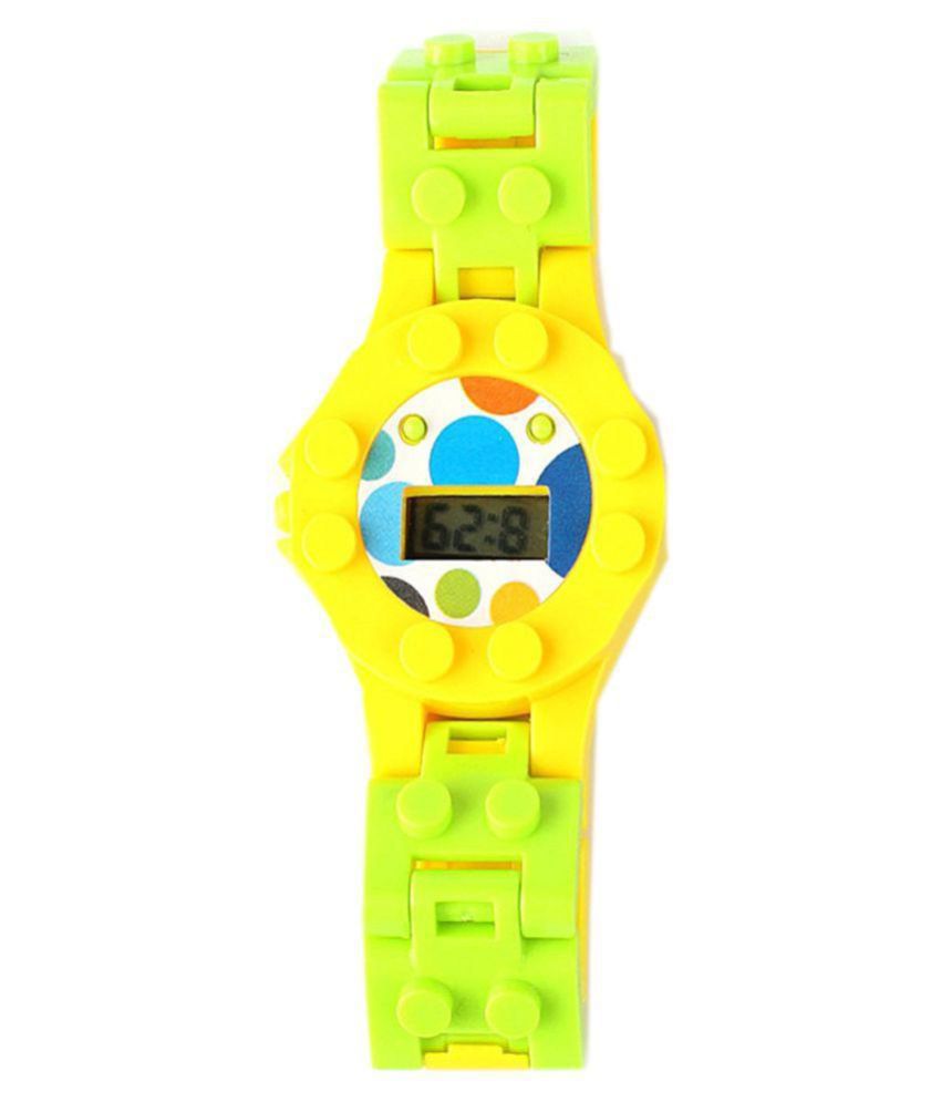 Futaba Building Blocks Digital Watch Brick Toy - Green