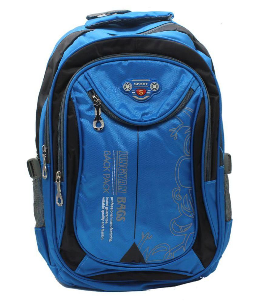 Trendy Blue Synthetic School Bag Buy Online at Best Price in India
