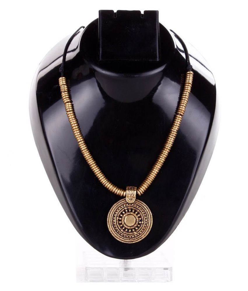 Tribes India Brass Golden Collar Traditional Antique ... (850 x 995 Pixel)