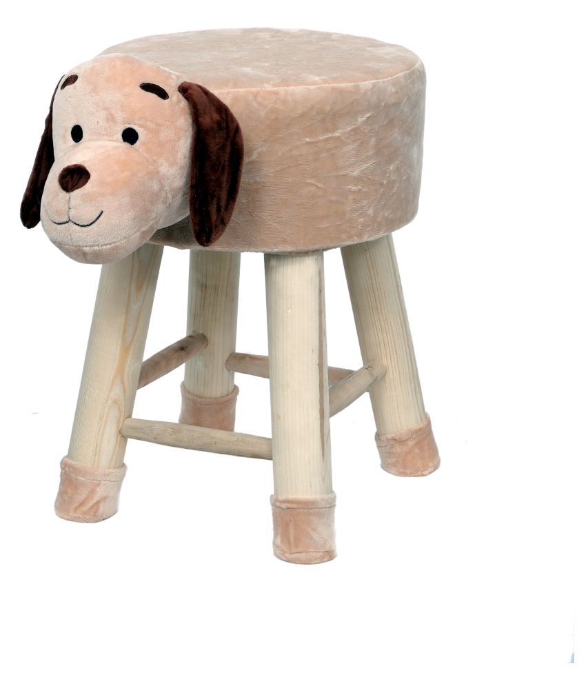 Valtellina Dog Animal Shaped Ottoman/Foot Stool for Kids, 30x30x42CMS-  Brown - Buy Valtellina Dog Animal Shaped Ottoman/Foot Stool for Kids,  30x30x42CMS- Brown Online at Best Prices in India on Snapdeal
