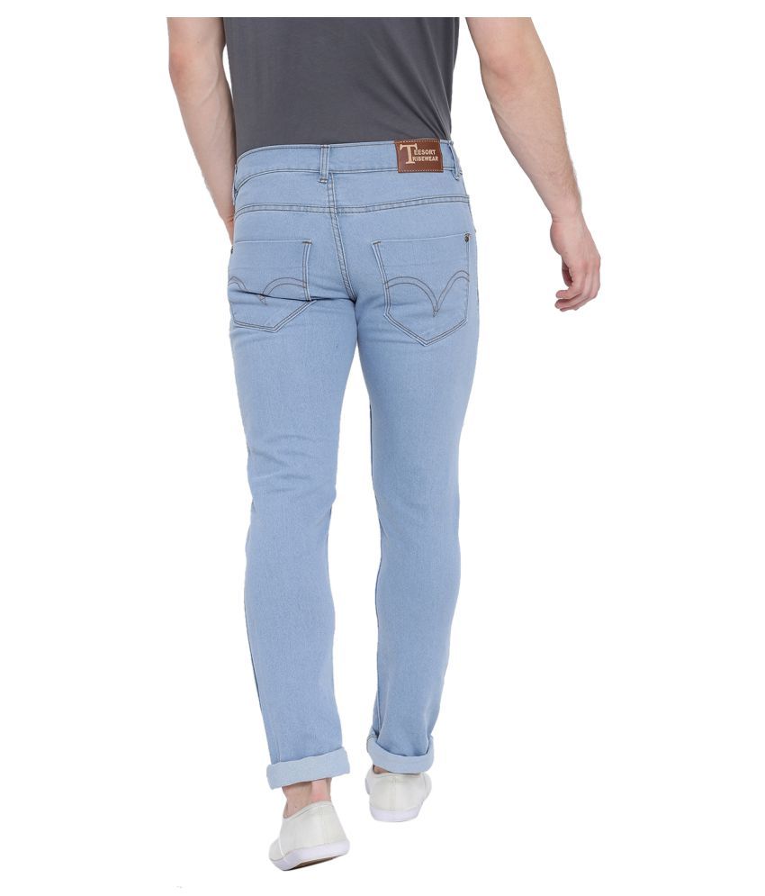 light blue slim fit jeans