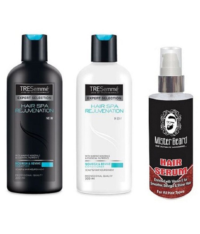 MISTER BEARD HAIR SERUM, TRESEMME HAIR SPA Shampoo + Conditioner ml ...