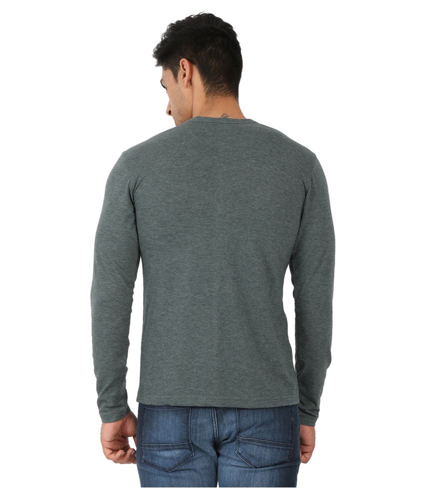 John Players Grey Full Sleeve T-Shirt 