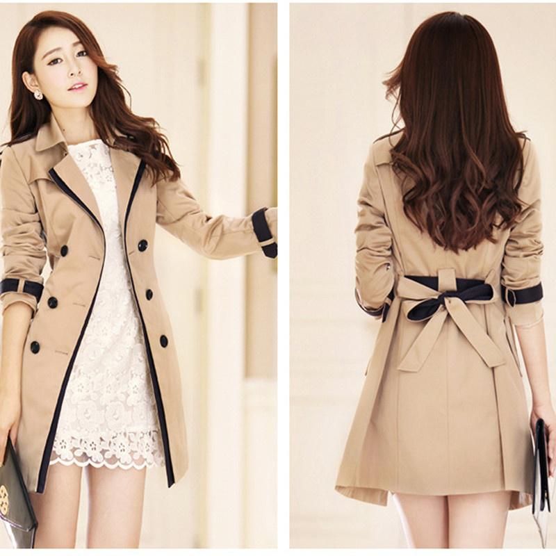 2017 New Coats Woman Ladies Double 