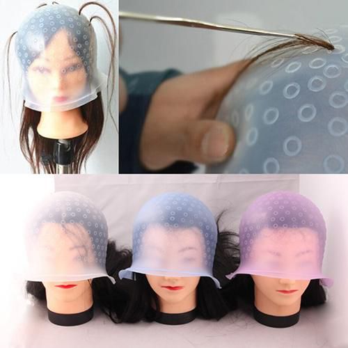 Professional Silicon Reusable Hair Colouring Highlighting Dye Cap Frosting  Tipping Price in India - Buy Professional Silicon Reusable Hair Colouring  Highlighting Dye Cap Frosting Tipping Online on Snapdeal