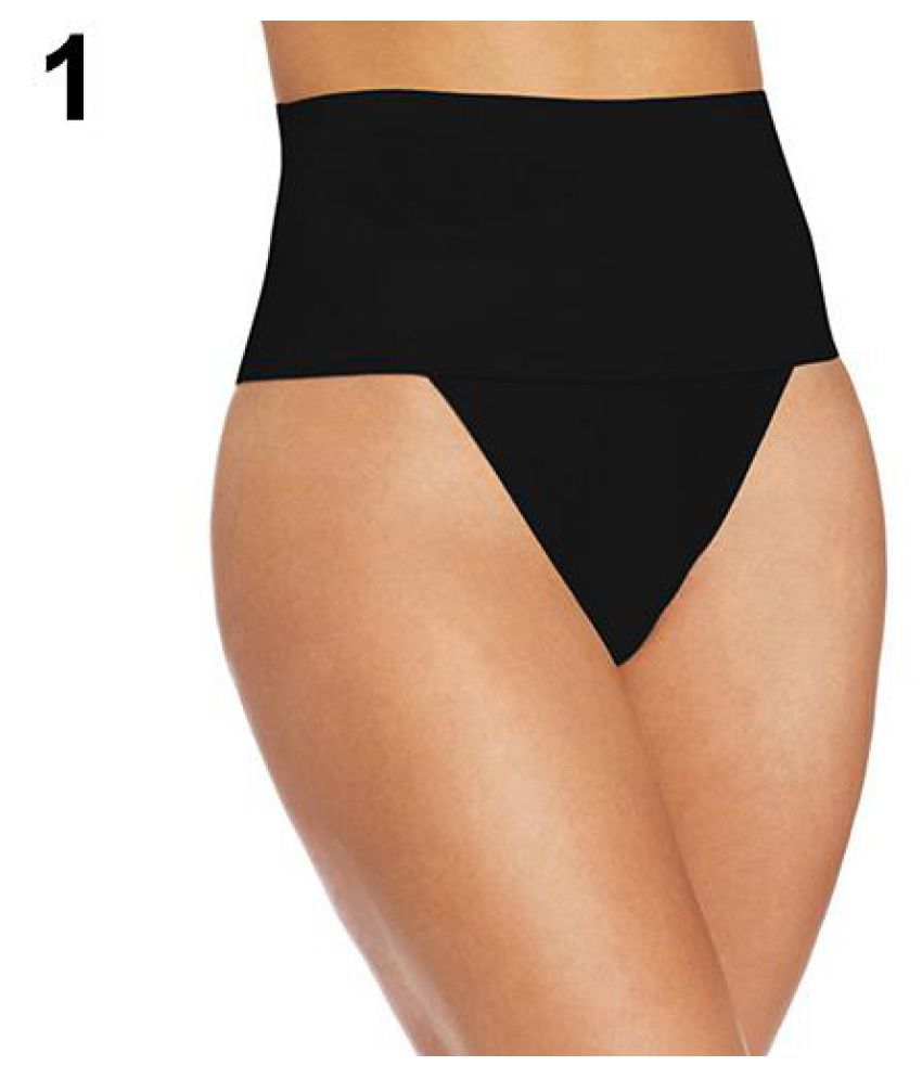 High Waist Thong Shapewear for Women Tummy Control Thong Girdle Panty Body Shaper Thong Underwear 