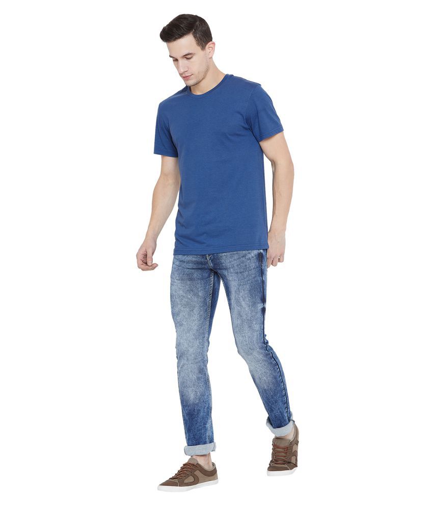 Duke - Grey 100% Cotton Regular Fit Men's Jeans ( Pack of 1 ) - Buy ...