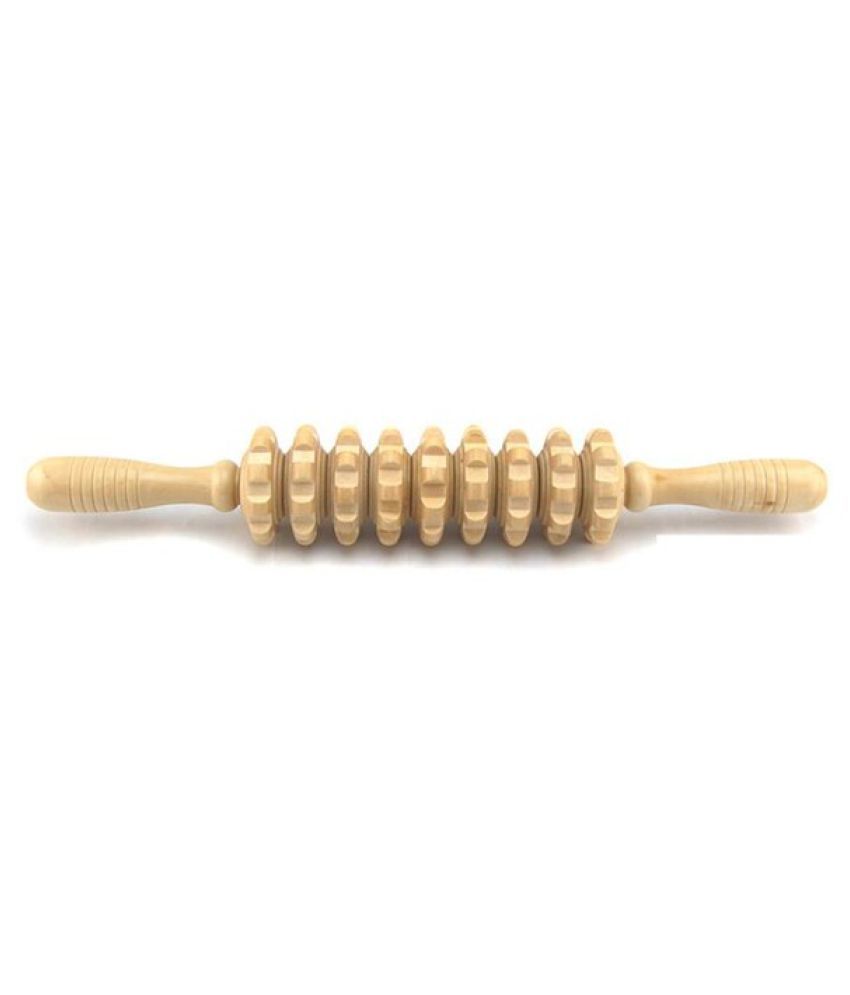 Wowobjects 1pc Wood Exercise Roller Sports Injury Gym Wooden Massage Wowobjects 1pc Wood Exercise Roller Sports Injury Gym Wooden Massage Stick Back Leg Muscle Trigger Point Reflexology Color