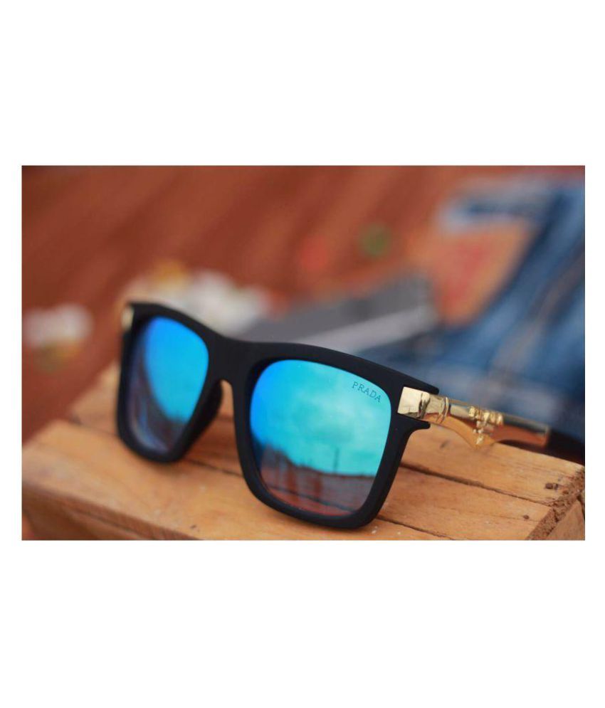 Prada Ocean Blue Square Sunglasses ( SPR128 ) - Buy Prada Ocean Blue Square  Sunglasses ( SPR128 ) Online at Low Price - Snapdeal