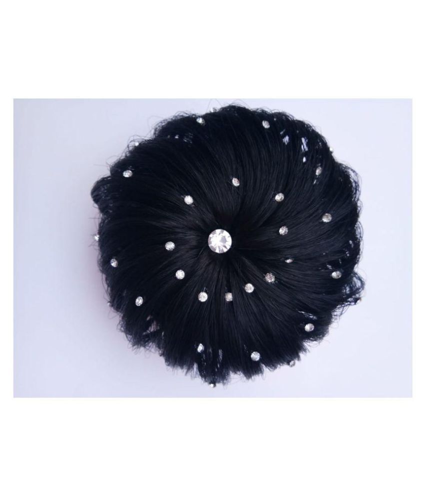 Synthetic Hairs Readymade Hair Bun Juda For Party Buy Synthetic