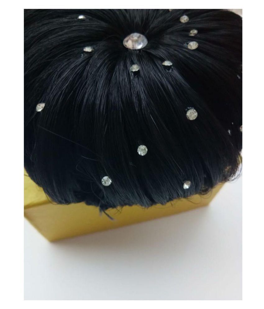 Synthetic Hairs Readymade Hair Bun Juda For Party Buy Synthetic