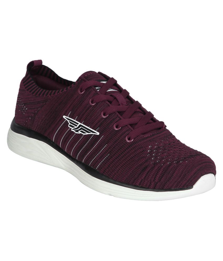 red and purple shoes
