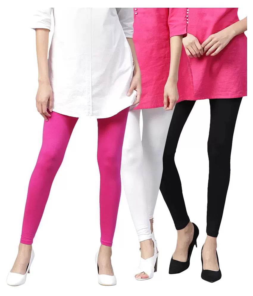 Buy Rays A India Women's Solid Woolen Warm Leggings for Winter. (White) at  Amazon.in