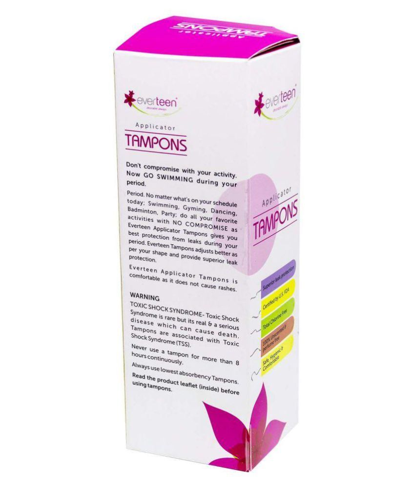 Everteen Light Tampons 24 Light Pack of 3 Buy Everteen Light Tampons 24 Light Pack of 3 at Best