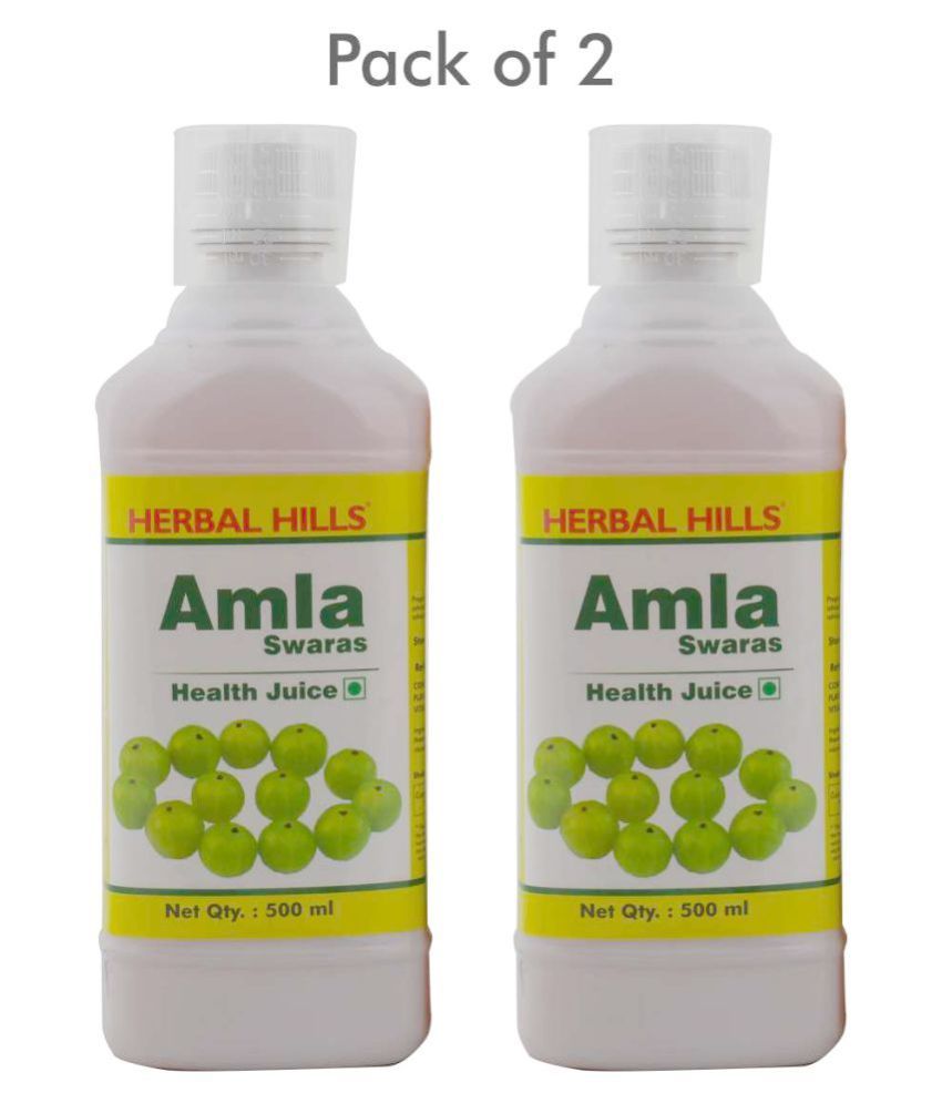     			Herbal Hills Amla Swaras or Juice Liquid 500 ml Pack Of 2